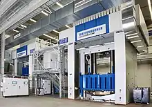 Dieffenbacher plastics-forming press