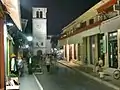 A street to the clocktower