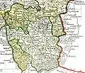 The Duchy of Teschen. 1746 map by Johann Homann