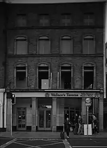 Wallace's Taverna on the corner of Ormond Quay Lower and Bloom Lane (2016)