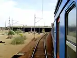 Beovoz train entering the Center station in Belgrade