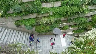 Access stairway at rue Montgallet