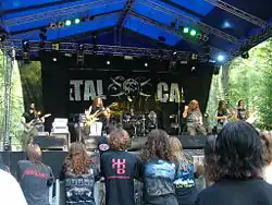 Prospect performing live at Metalcamp, Tolmin, Slovenia, 2007.