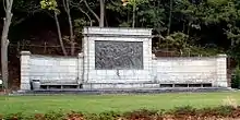 View of structure housing Signing of the Mayflower Compact