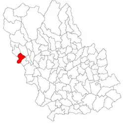 Location in Prahova County