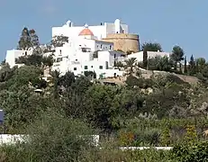 Puig de Missa, a former mosque, now a church on a hill above the town.