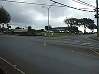 Intersection of Old Haleakala Highway and Pukalani Street in Pukalani