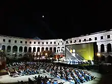 Image 60Pula Film Festival is held each year during summer. Its main stage is  Roman amphitheatre in Pula.   (from Culture of Croatia)