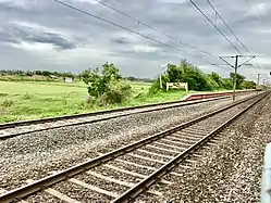 Pulla railway station signboard