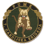 Badge of the 7th Guard Brigade "Pumas" (1992-2003)