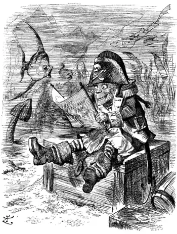 Davy Jones' Locker, 1892 Punch cartoon