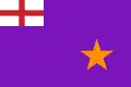 The Purple Standard, an inverted version of the Boyne Standard, which is sometimes used in Orange Order marching bands