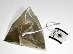 Silk tea bag