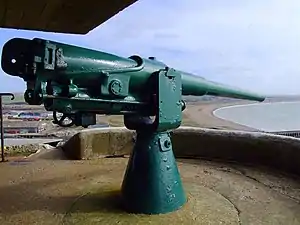 QF 12-pounder gun at the fort