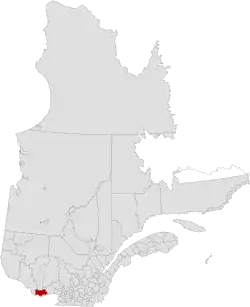 Location of Les Collines-de-l'Outaouais