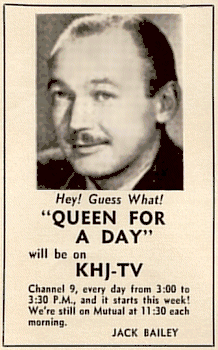 Headshot of a mustachioed man above advertising copy that leads off with "Hey! Guess What!"