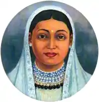 Portrait of Queen Tripurasundari of Nepal