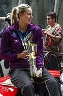 27 June 2015; Laura Geitz captained Queensland Firebirds to the 2015 ANZ Championship