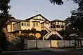 A typical Queenslander house in Brisbane