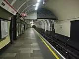 Eastbound platform