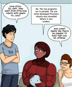 A Questionable Content strip.