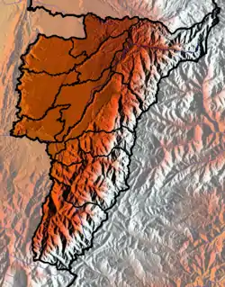 Topography of the department