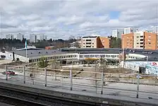 Rågsved   centre as seen from the metro station