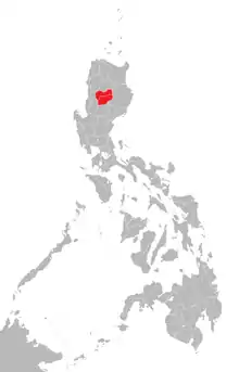 Jurisdiction/Territory of the Roman Catholic Apostolic Vicariate of Bontoc-Lagawe.