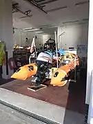 The Littlehampton D-class Spirit of Juniper (D-631) was on station from 2004 to 2014, here inside the boathouse at Fishermen’s Quay, Littlehampton.