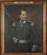 Panagiotis Rodios, as Army's colonel, one of the early supporters for the creation of regular army during the Revolution