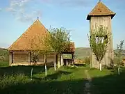 Wooden church in Tău