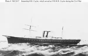 Steamer USS R.R. Cuyler about 1860