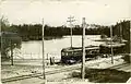 Radial car at Bond Lake, ca. 1910