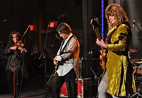 The Raincoats performing in 2010 at the Museum of Modern Art