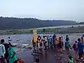 Rainy season in Triveni Ghat