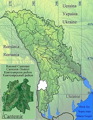 Enichioi is located in Cantemir