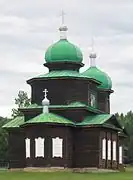 A Russian Old Believer church moved to the ethnographic museum in Ulan-Ude