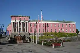 City Hall building as seen from the square