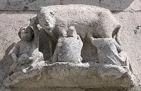 Judensau at the Cathedral of St. Peter in Regensburg