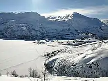 View of Reinunga from Tarven mountain side