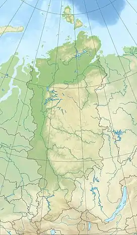 Marat Fjord is located in Krasnoyarsk Krai