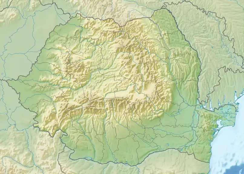 Motru (river) is located in Romania