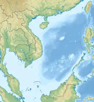 South China Sea is located in South China Sea