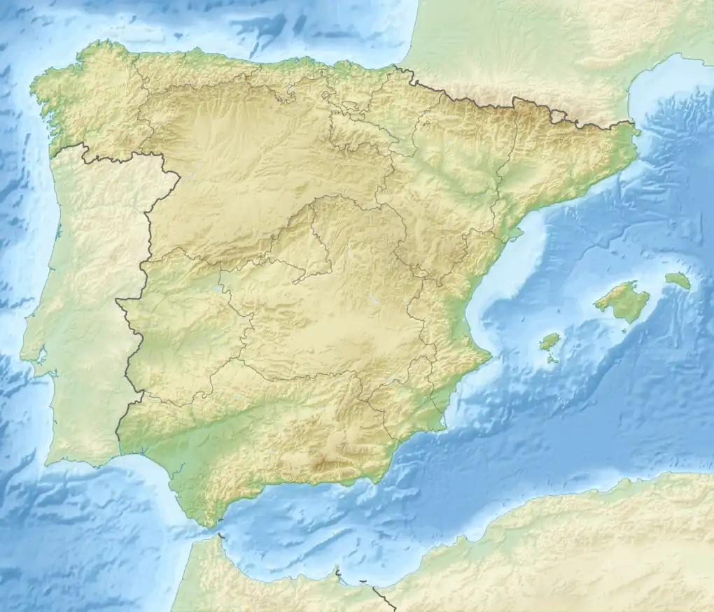 Bardenas Canal is located in Spain