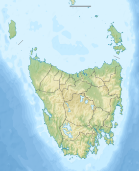 Gull Island (Tasmania) is located in Tasmania