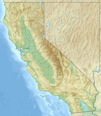 Location of Chesbro Lake in California, USA.