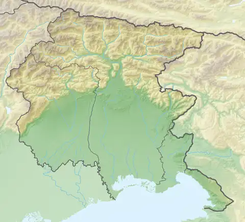 Peralba is located in Friuli-Venezia Giulia