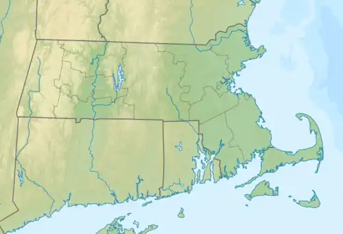 Map showing the location of Douglas State Forest