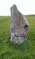 A megalith showing repairs