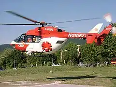 DRF rescue helicopter